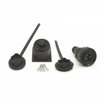 Bulgin Buccaneer 3 Pin Plug, Bulkhead Socket and Caps (BDP3BH)