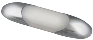12V 10W Opaque LED Chrome Small Striplight