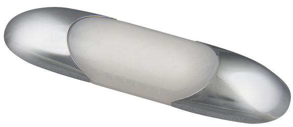 12V 10W Opaque LED Chrome Small Striplight