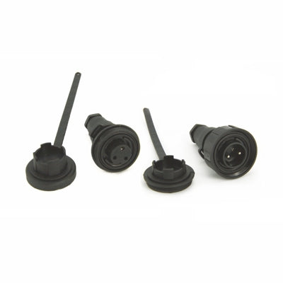 Bulgin Buccaneer 2 Pin Plug, InLine Socket and Caps (BDP2IL)
