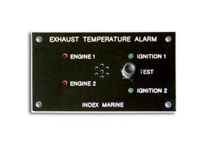 Index Marine C2806 Exhaust Temperature Alarm Panel with 2 sensors